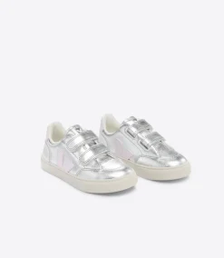 V-12 LEATHER SILVER LASSI<VEJA Fashion