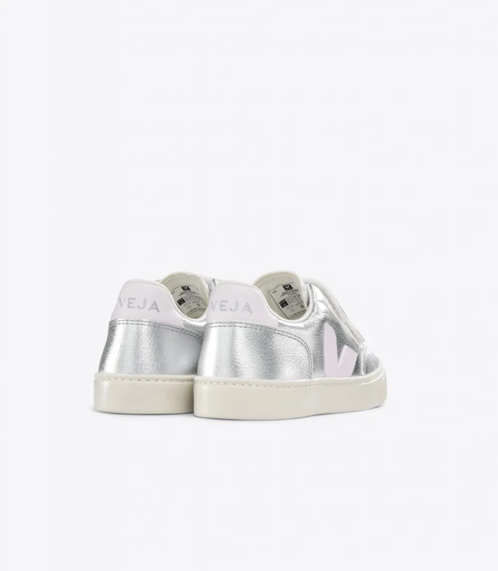 V-12 LEATHER SILVER LASSI<VEJA Fashion
