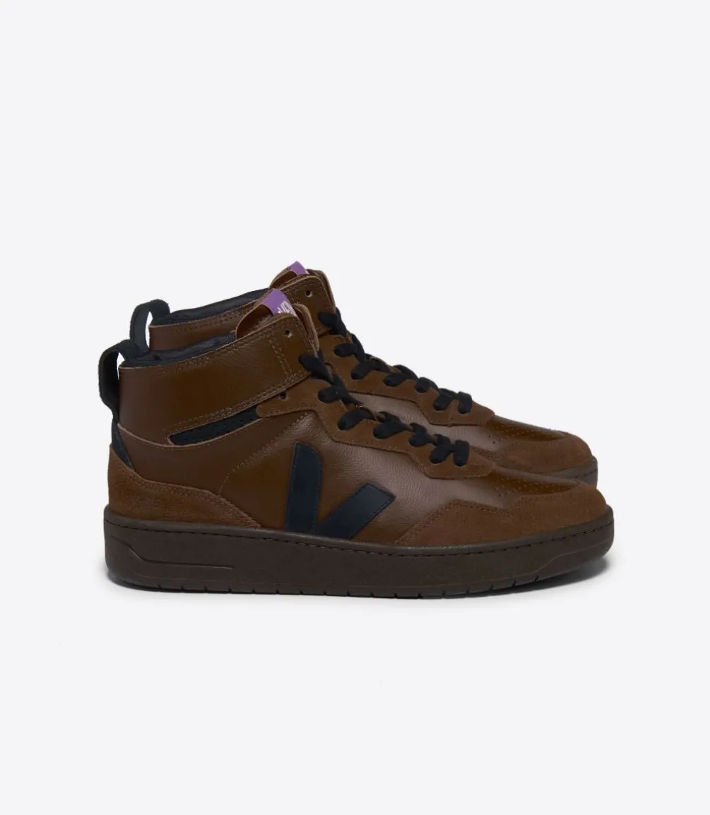 V-95 LEATHER WALNUT BLACK<VEJA Flash Sale