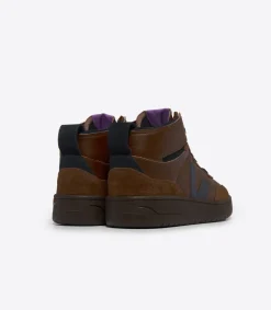 V-95 LEATHER WALNUT BLACK<VEJA Flash Sale