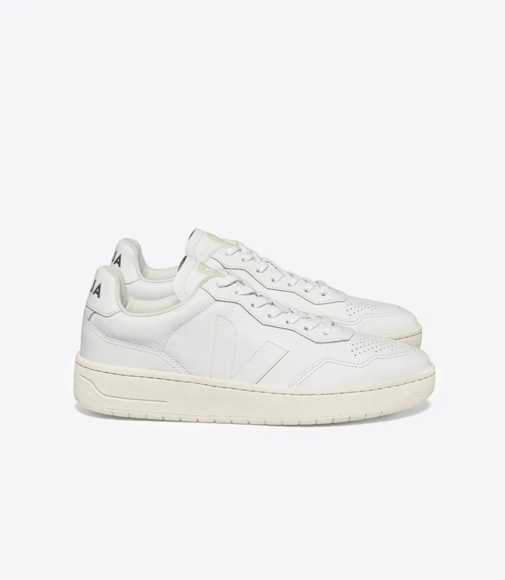 V-90 LEATHER WHITE<VEJA Sale