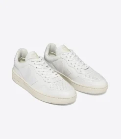 V-90 LEATHER WHITE<VEJA Sale