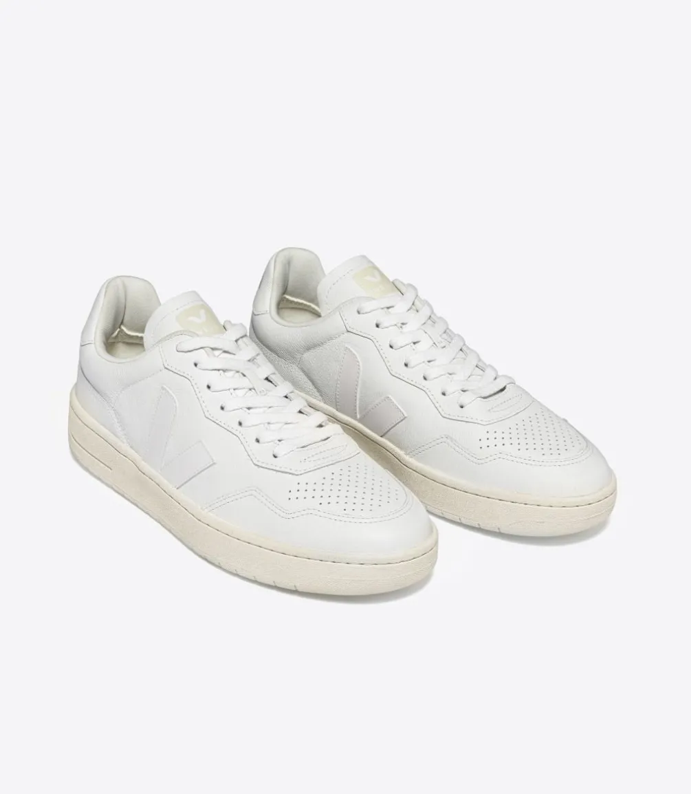 V-90 LEATHER WHITE<VEJA Sale