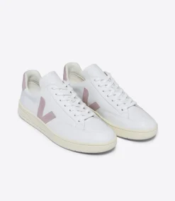 V-12 LEATHER WHITE BABE<VEJA New
