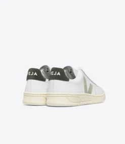 V-12 LEATHER WHITE CLAY MUD<VEJA Sale