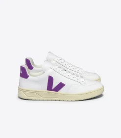 V-12 LEATHER WHITE COSMOS<VEJA Best