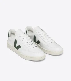 V-12 LEATHER WHITE CYPRUS<VEJA Flash Sale