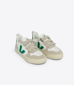 V-10 LEATHER WHITE EMERAUDE<VEJA Online