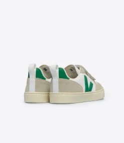 V-10 LEATHER WHITE EMERAUDE<VEJA Online