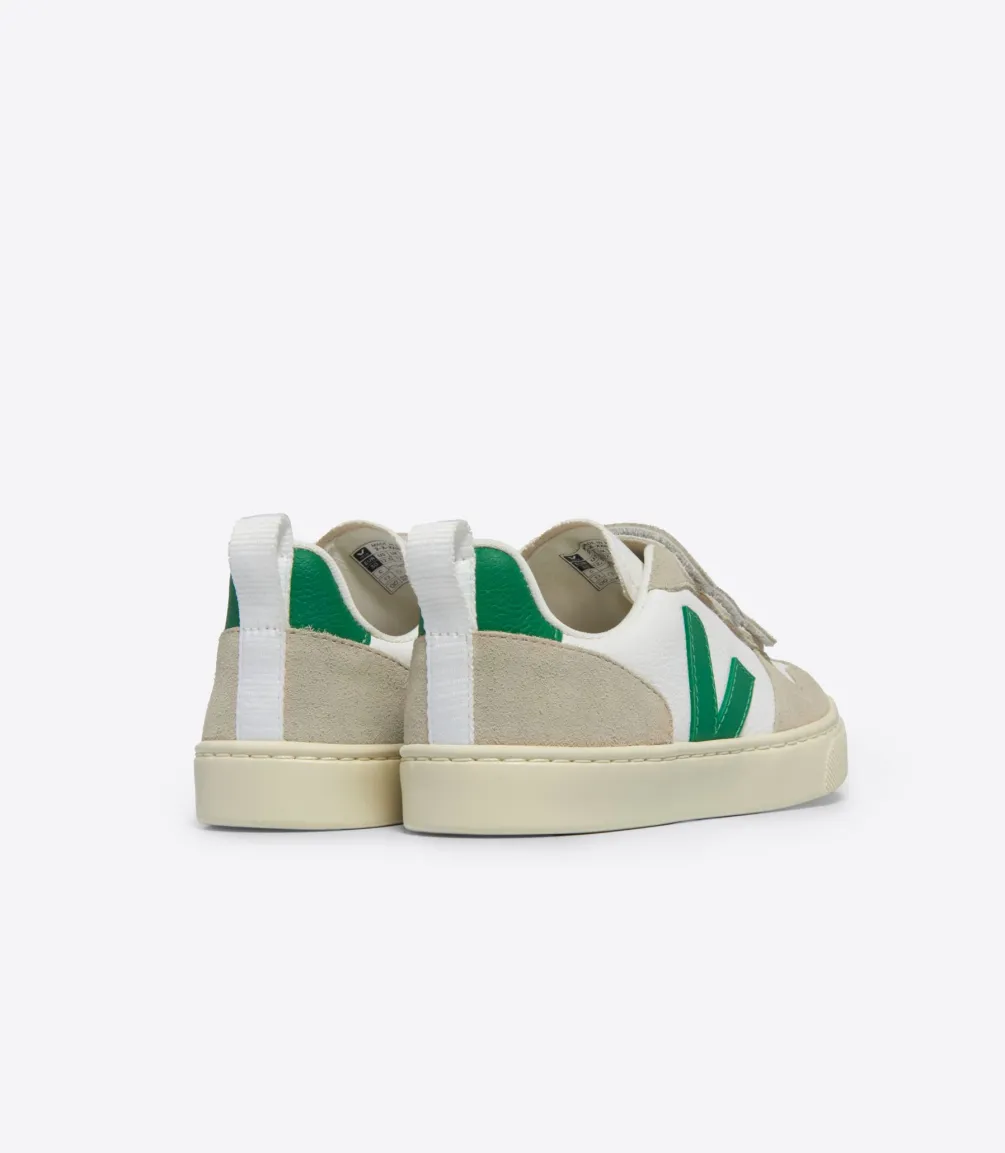 V-10 LEATHER WHITE EMERAUDE<VEJA Online