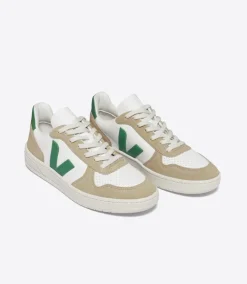 V-10 LEATHER WHITE EMERAUDE SAHARA<VEJA Best