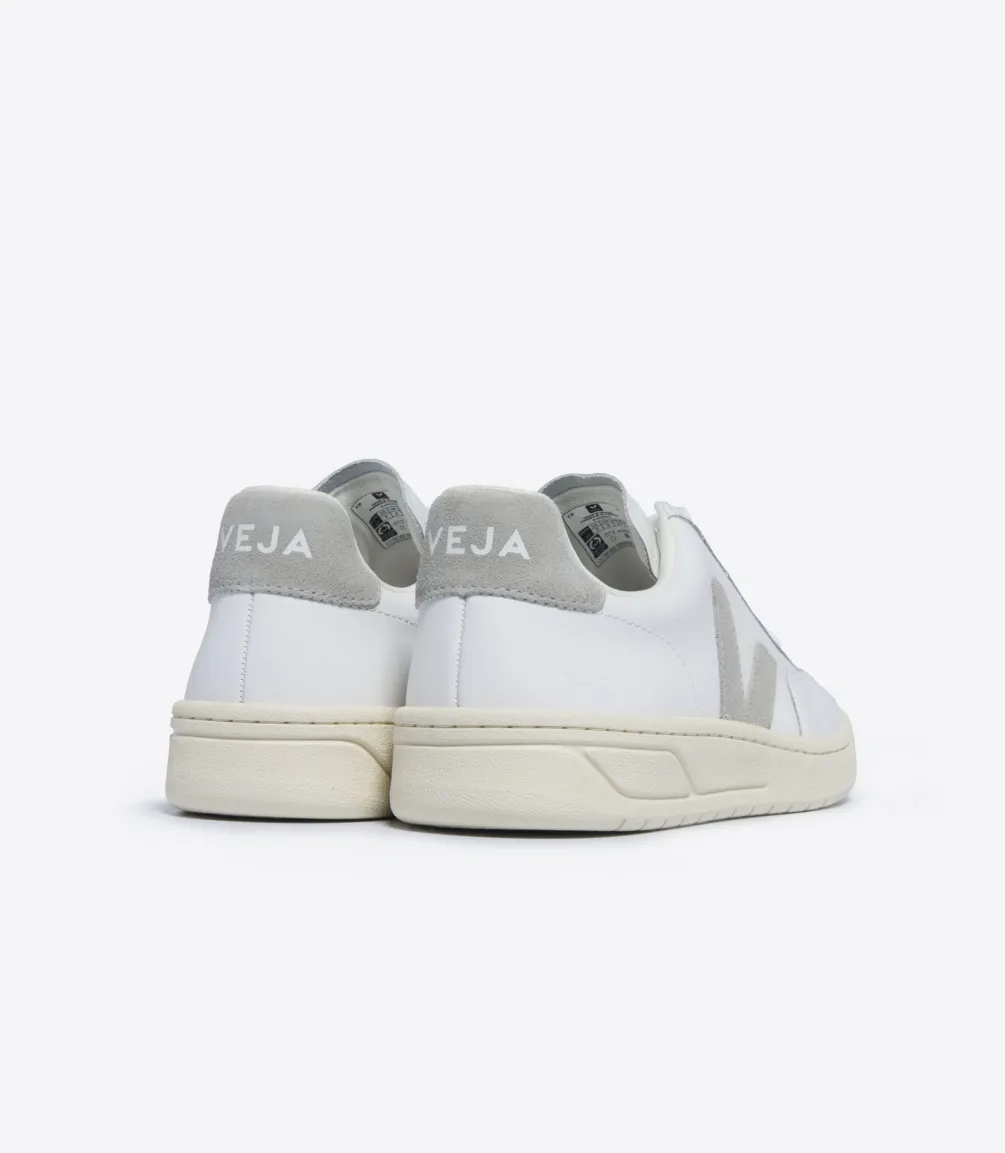 V-12 LEATHER WHITE LIGHT GREY<VEJA Outlet