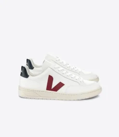 V-12 LEATHER WHITE MARSALA NAUTICO<VEJA Flash Sale