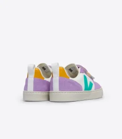 V-10 LEATHER WHITE MULTICO FRESHMINT<VEJA Clearance