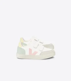 V-12 LEATHER WHITE MULTICO JADE<VEJA Best