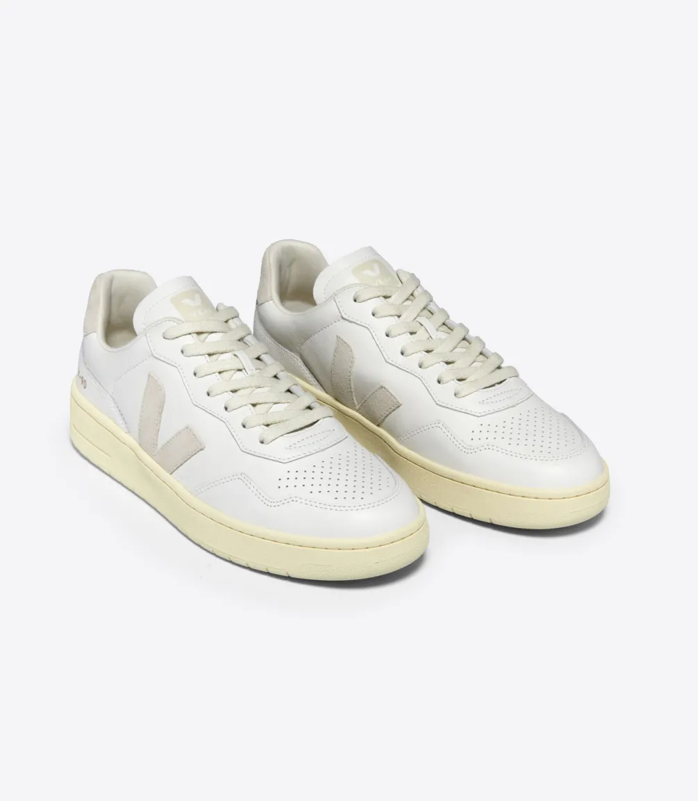 V-90 LEATHER WHITE NATURAL<VEJA Cheap