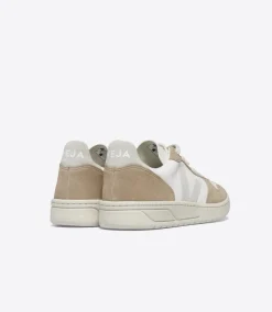 V-10 LEATHER WHITE NATURAL SAHARA<VEJA Flash Sale