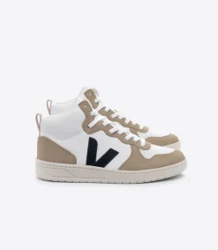 V-15 LEATHER WHITE NAUTICO SAHARA<VEJA Outlet