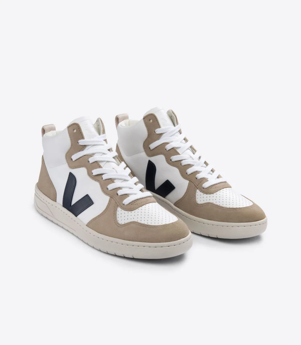 V-15 LEATHER WHITE NAUTICO SAHARA<VEJA Outlet