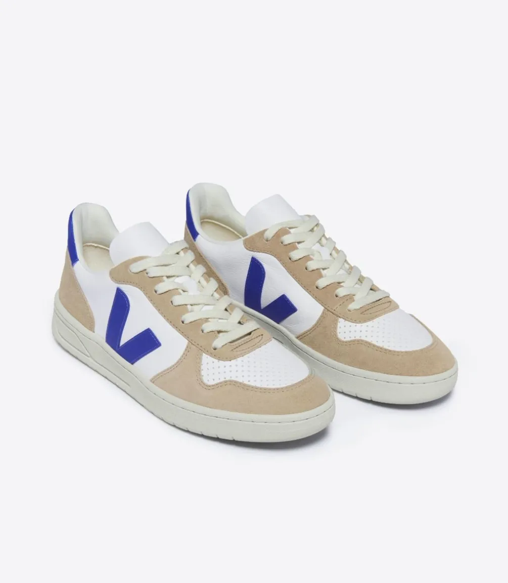 V-10 LEATHER WHITE PAROS SAHARA<VEJA Best