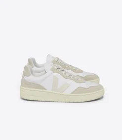 V-90 LEATHER WHITE PIERRE ALMOND<VEJA New