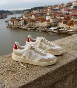 V-90 LEATHER WHITE PIERRE PEKIN<VEJA Online