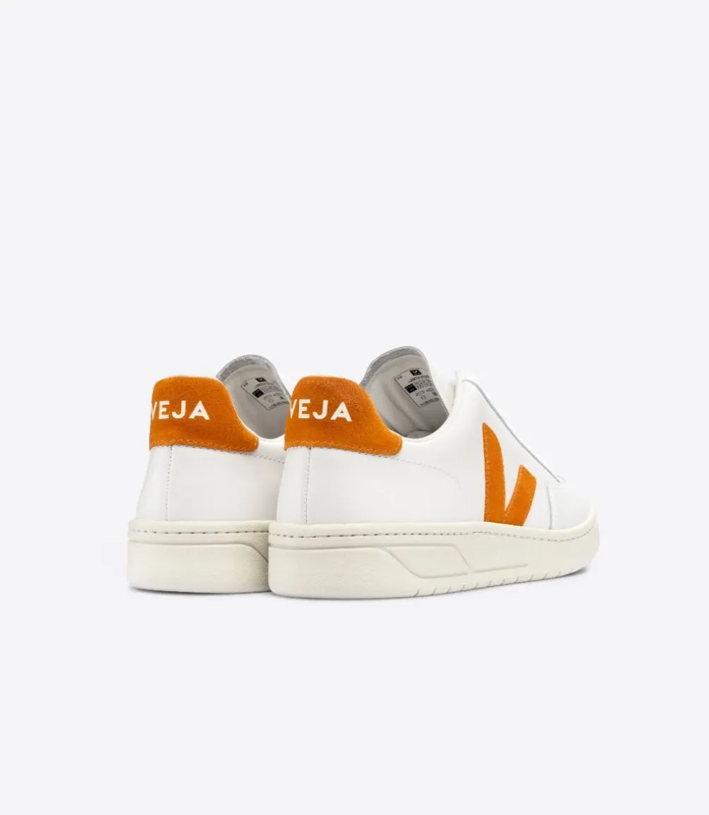 V-12 LEATHER WHITE PUMPKIN<VEJA Flash Sale