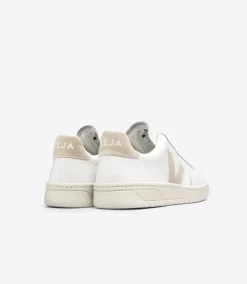 V-12 LEATHER WHITE SABLE<VEJA Outlet