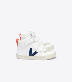 V-10 MID CWL WHITE COBALT ORANGE FLUO<VEJA Fashion