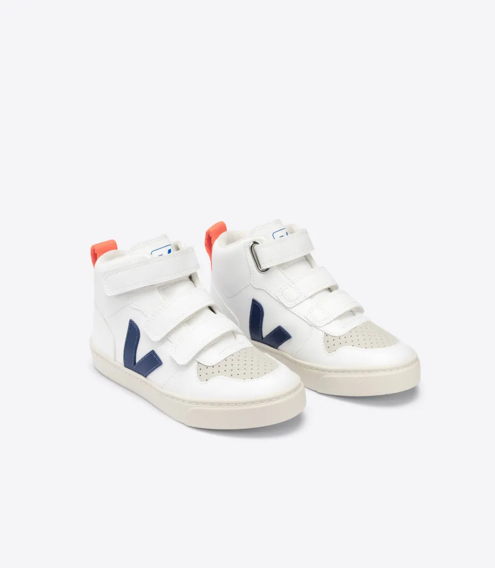 V-10 MID CWL WHITE COBALT ORANGE FLUO<VEJA Fashion