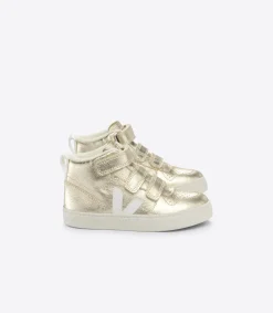 V-10 MID FURED LEATHER PLATINE<VEJA Outlet