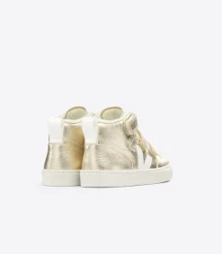 V-10 MID FURED LEATHER PLATINE<VEJA Outlet
