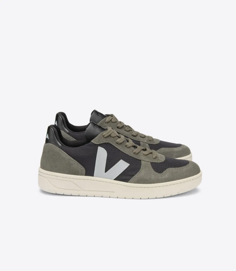 V-10 RIPSTOP BLACK OXFORD GREY MUD<VEJA Best Sale