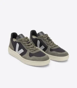 V-10 RIPSTOP BLACK OXFORD GREY MUD<VEJA Best Sale