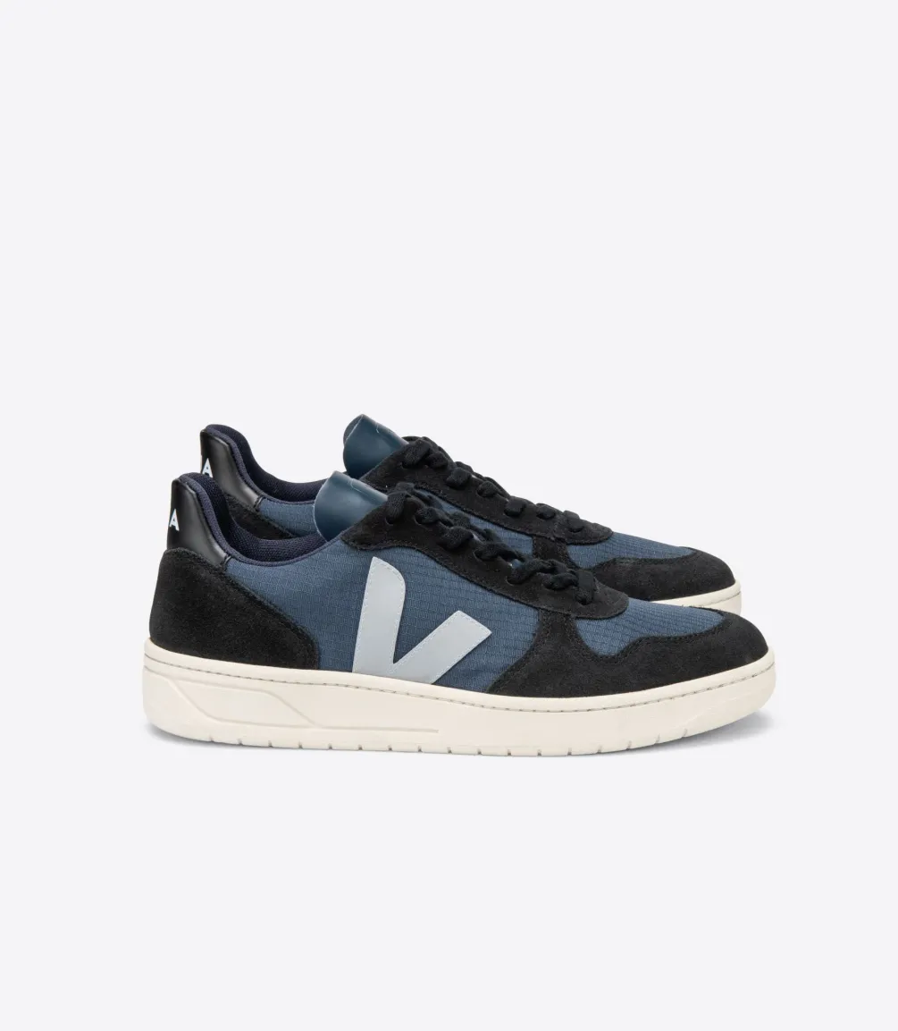 V-10 RIPSTOP NAUTICO OXFORD GREY BLACK<VEJA Fashion