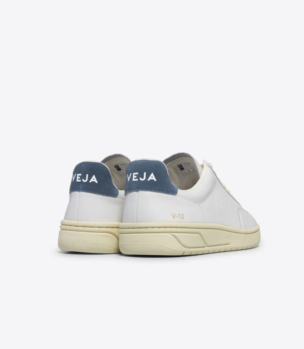 V-12 STITCH LEATHER WHITE CALIFORNIA<VEJA Cheap