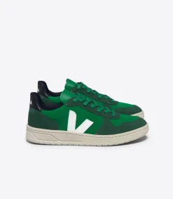 V-10 SUEDE EMERAUDE PIERRE BLACK<VEJA Discount