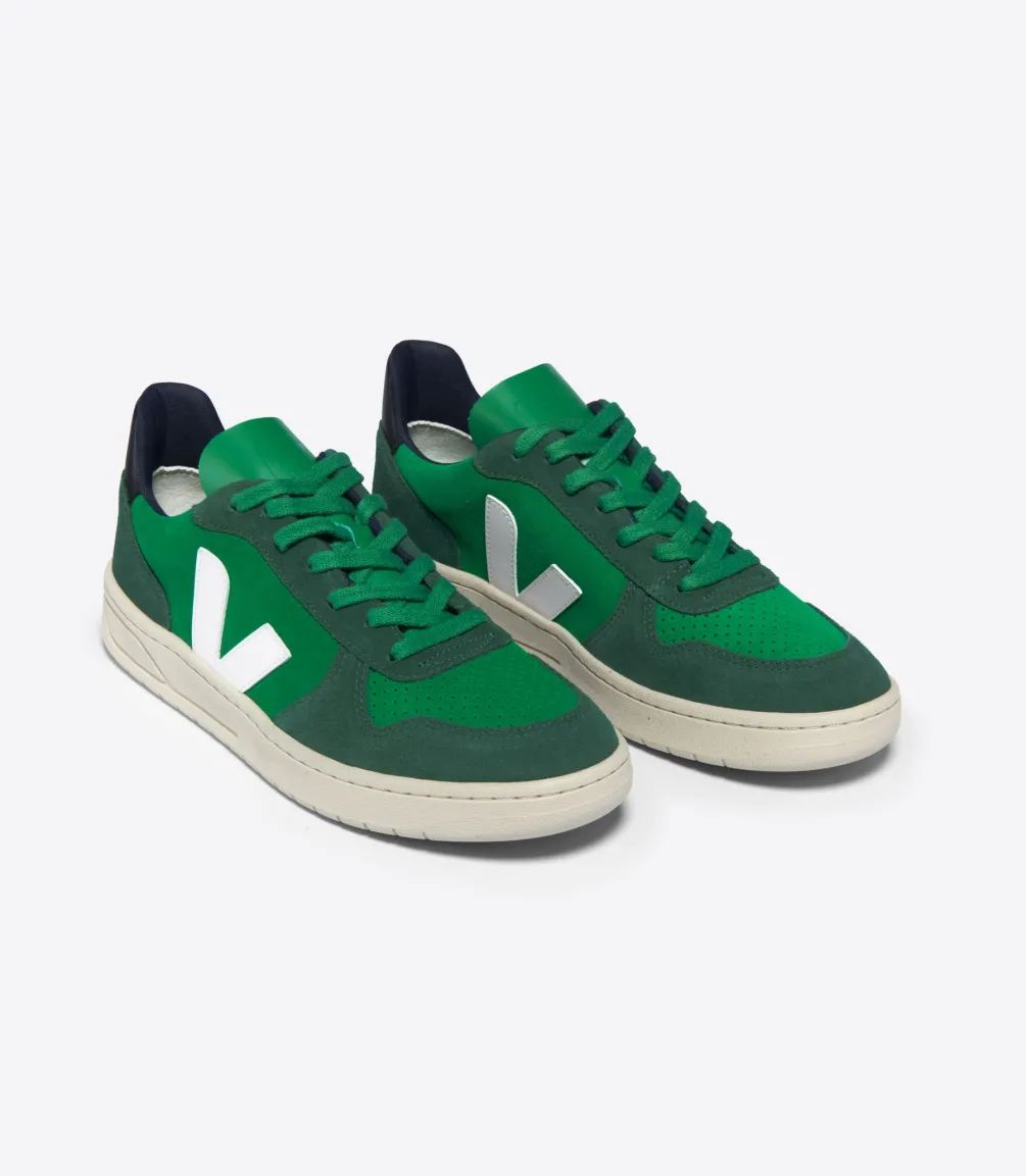 V-10 SUEDE EMERAUDE PIERRE BLACK<VEJA Discount
