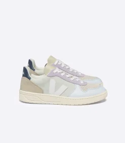 V-10 SUEDE JADE WHITE MULTICO<VEJA Fashion