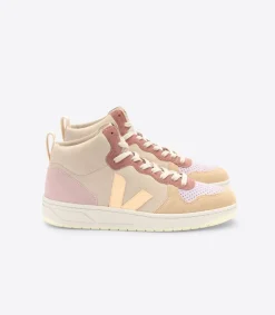 V-15 SUEDE MULTICO PEACH<VEJA Outlet