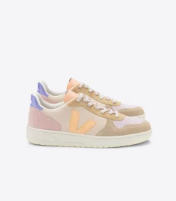 V-10 SUEDE MULTICO PEACH<VEJA Online