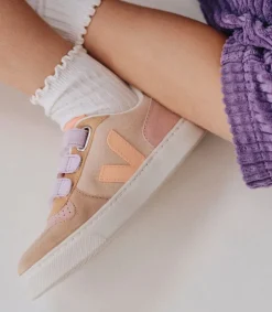 V-10 SUEDE MULTICO SABLE<VEJA Outlet
