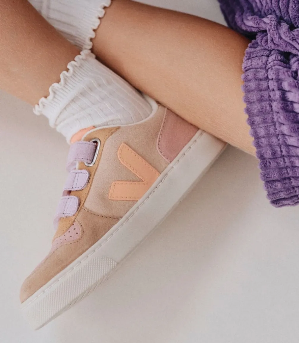 V-10 SUEDE MULTICO SABLE<VEJA Outlet