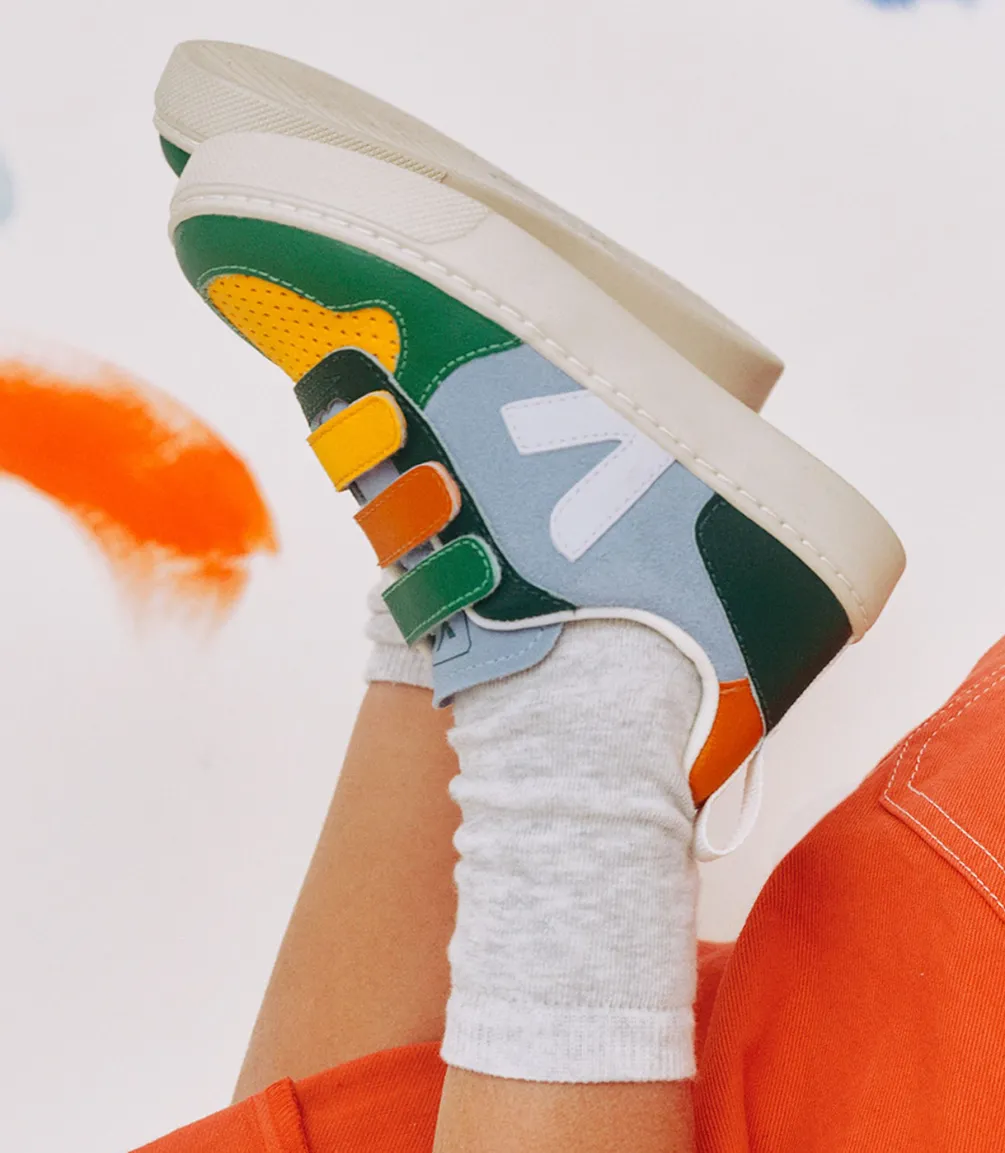V-10 SUEDE MULTICO STEEL<VEJA Best