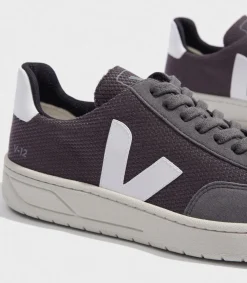 V-12 VEGAN B-MESH GRAFITE WHITE<VEJA Store