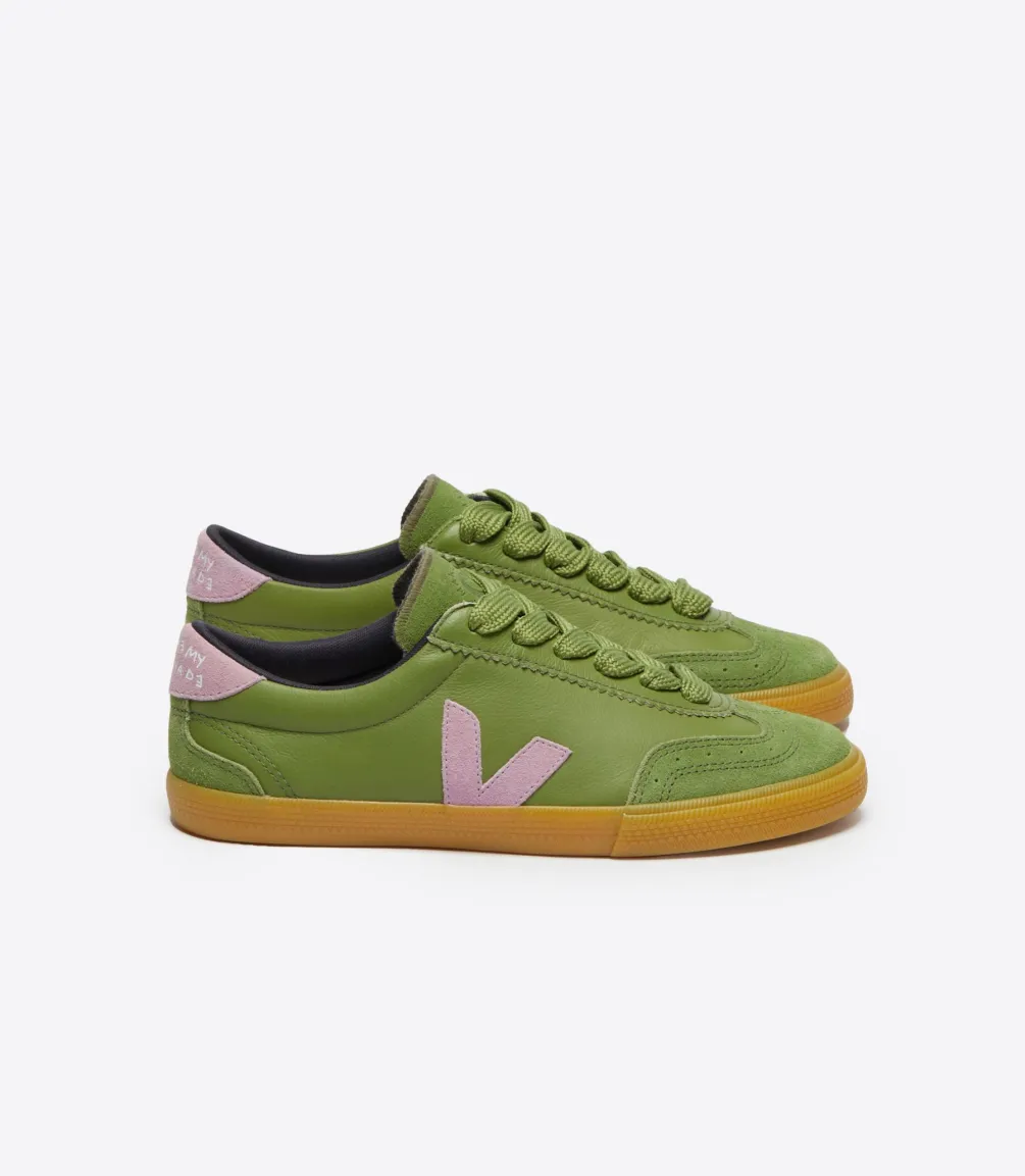 VOLLEY LEATHER X MAKE MY LEMONADE KIWI ORCHID<VEJA Online