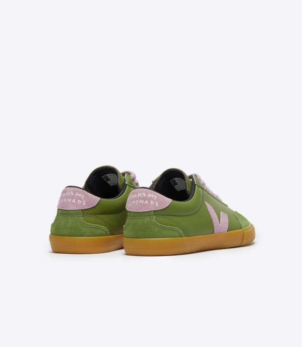VOLLEY LEATHER X MAKE MY LEMONADE KIWI ORCHID<VEJA Online
