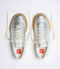 VOLLEY LEATHER X NK STORE SILVER WHITE<VEJA Outlet