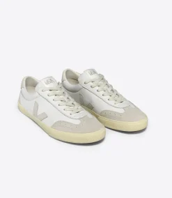VOLLEY LEATHER WHITE NATURAL<VEJA Discount