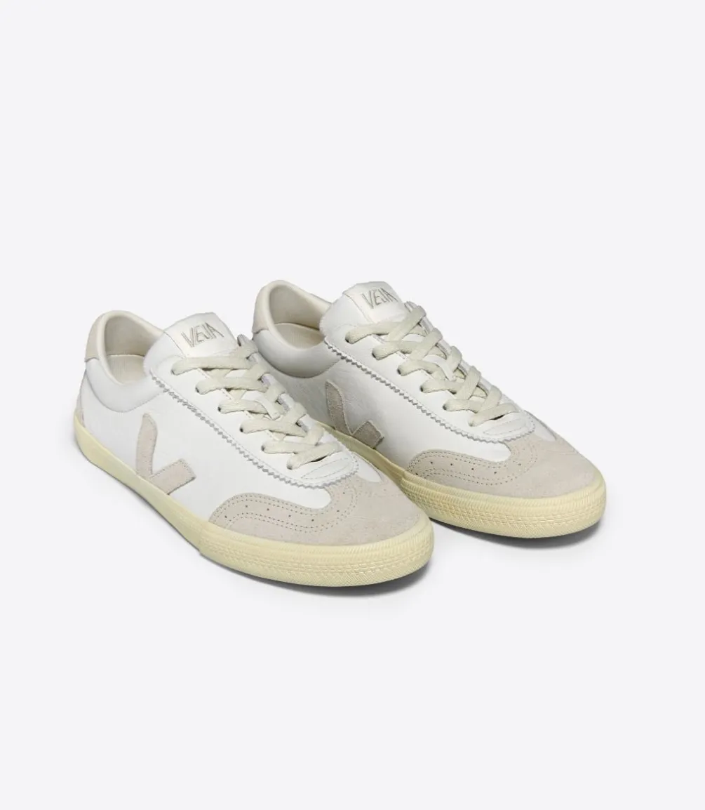 VOLLEY LEATHER WHITE NATURAL<VEJA Discount